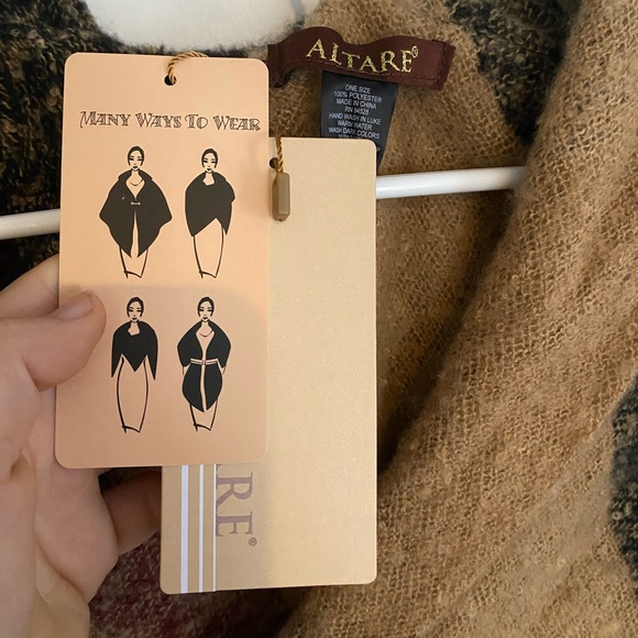 Altare plaid poncho - Picture 2 of 4